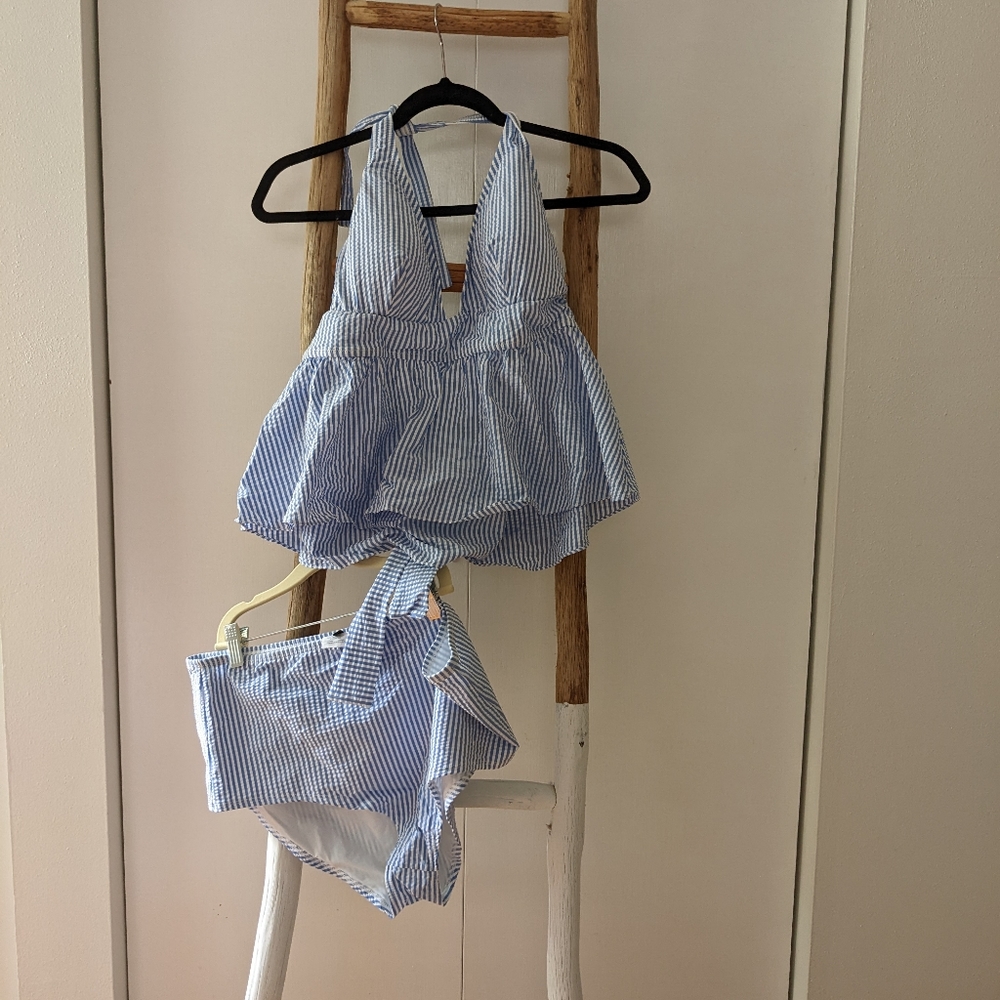 Women's Seersucker Bikini